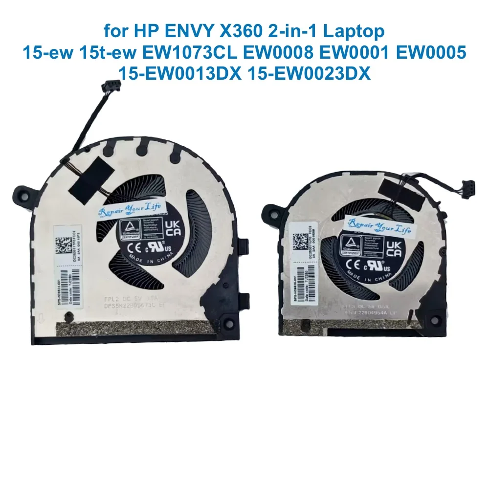 Gpu Cooler - HP ENVY X360 15-EY 15-EW 15T-EW