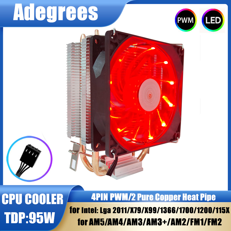 Cpu Heatsink - 2 히트 파이프 CPU 쿨러 타워