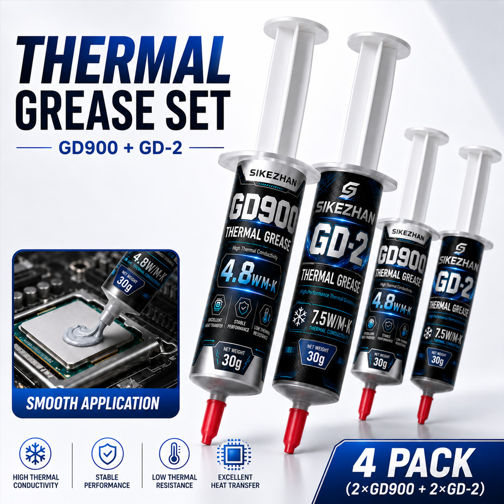 Thermal Paste - SIKEZHAN 2Pc 열전달 페이스트 30g 실리콘