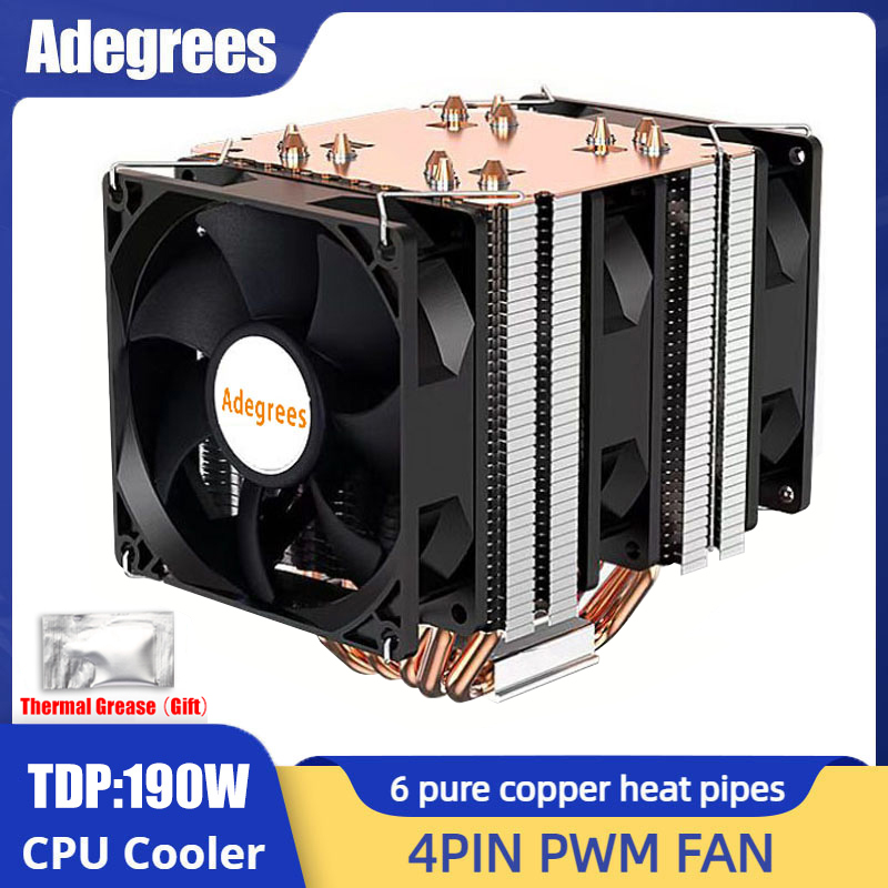 Cpu Heatsink - 6 히트 파이프 CPU 쿨러 4Pin
