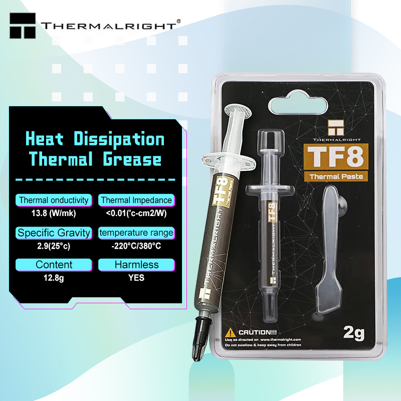 Thermal Paste - Thermalright TF8 2g/5.8g/12.8g 고성능 CPU/GPU 열