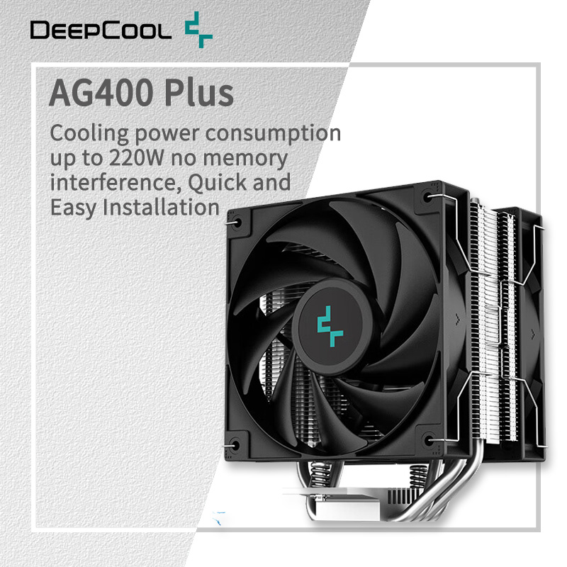 DEEPCOOL AG400 4 히트 파이프 듀얼 팬 C - Air Cooler Cpu 리뷰 및 가격