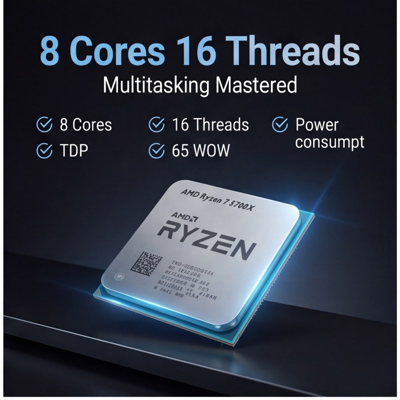 AMD Ryzen 7 5700X 프로세서 가정용 게임  - Cpu Fan 리뷰 및 가격