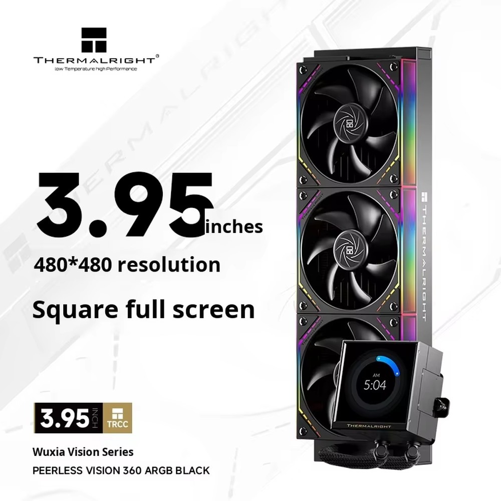 써멀라이트 피어리스 비전 360 ARGB 블랙 일체형  - Aio Liquid Cooler 리뷰 및 가격