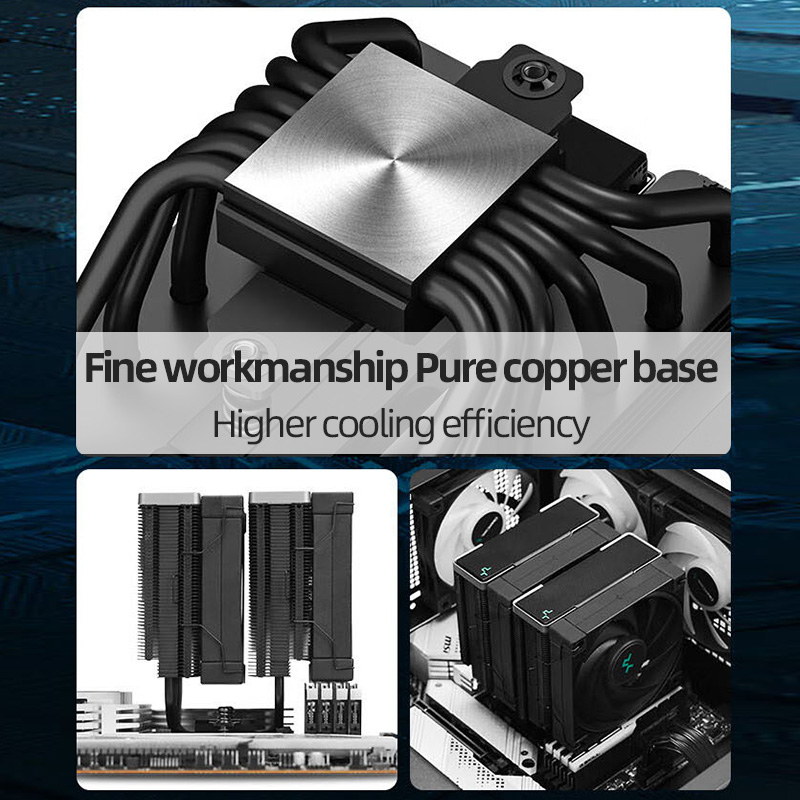 DeepCool 트윈 타워 CPU 에어 쿨러, 6 히트 - Air Cooler Cpu 리뷰 및 가격