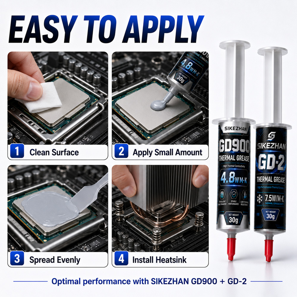 SIKEZHAN 2Pc 열전달 페이스트 30g 실리콘  - Thermal Paste 리뷰 및 가격