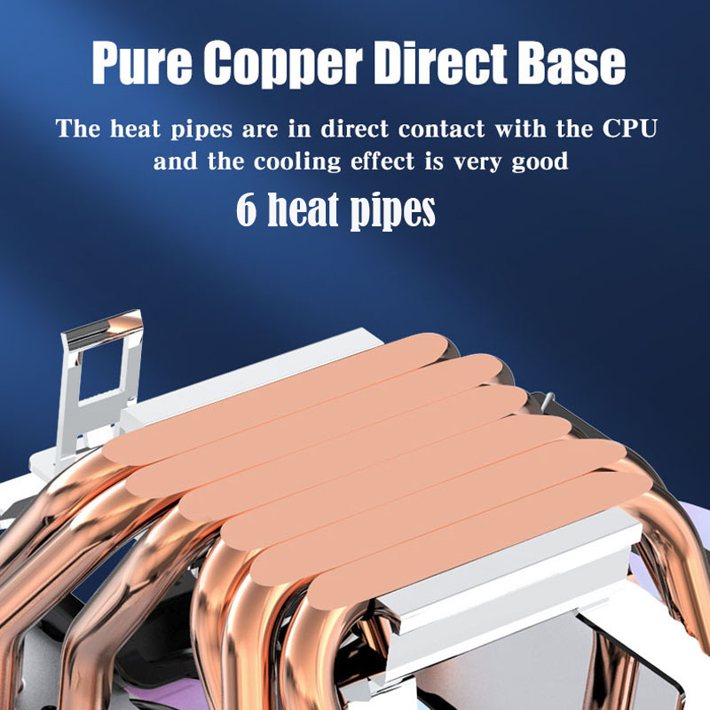 6 히트 파이프 CPU 쿨러 4Pin PWM PC In - Cpu Heatsink 리뷰 및 가격