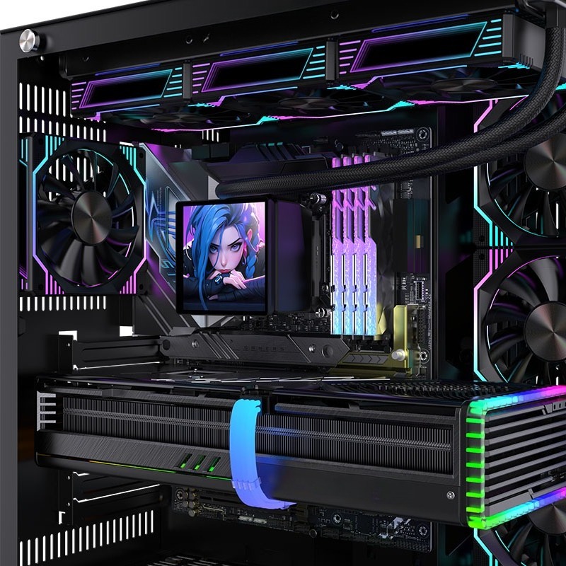 DIY 애니메이션 효과가 있는 화면, 자석식 온도 조절 - Aio Liquid Cooler 리뷰 및 가격