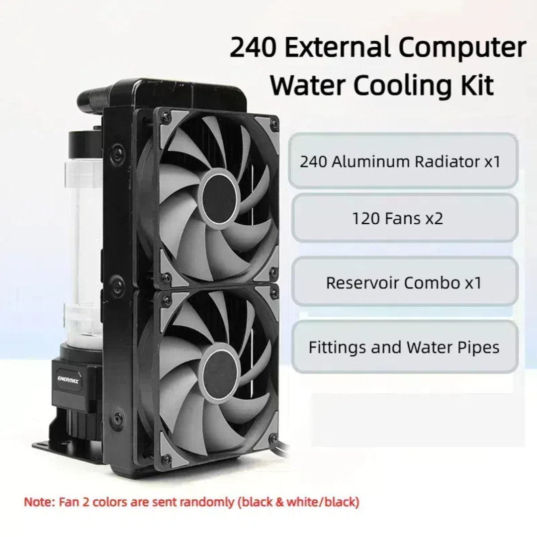 컴퓨터용 외장 수랭 쿨링 시스템, 240mm 알루미늄  - External Radiator Water Cooling Kit 리뷰 및 가격